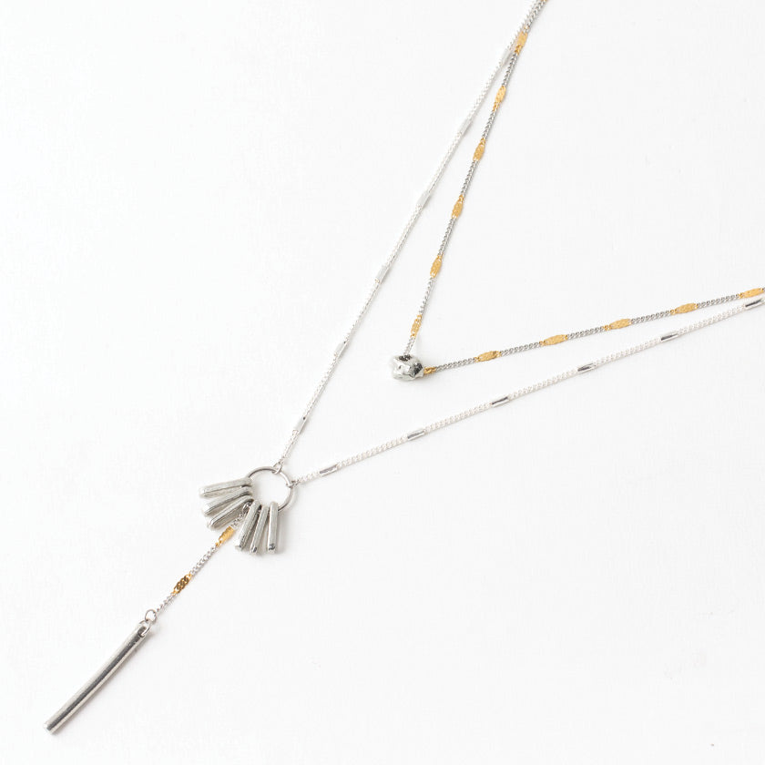 Gaby Two-tone Necklace