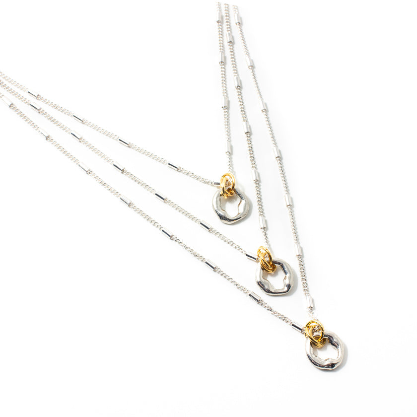 Kuka two-tone necklace