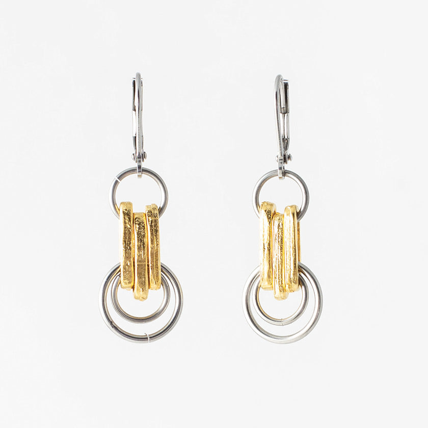 Celina Two-tone Earrings