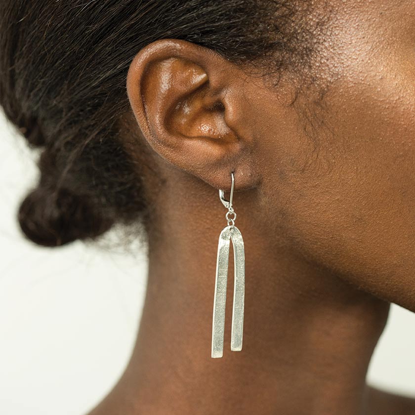 Mindy Silver Earrings