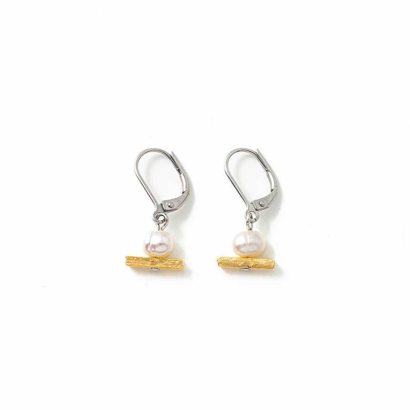 Abelia Two-tone Earrings