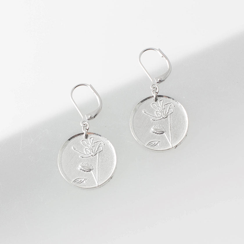 Marguerite Silver Earrings