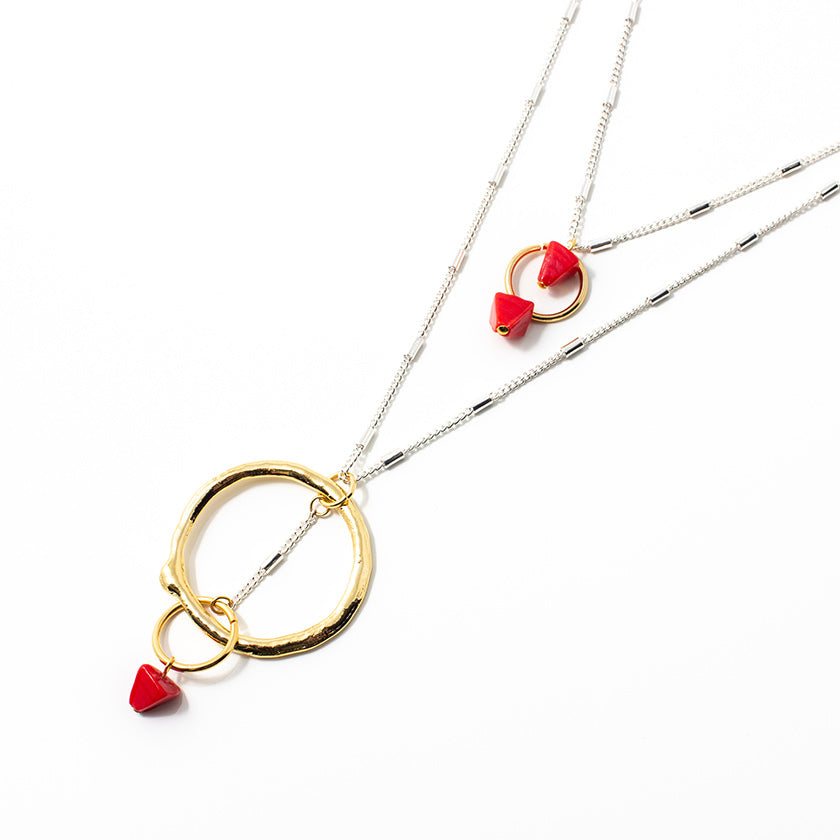 Kena Two-tone Necklace