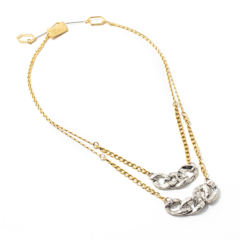 Epoyo two-tone necklace