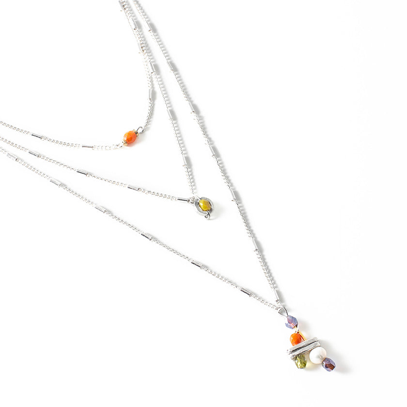 Gaspé two-tone necklace