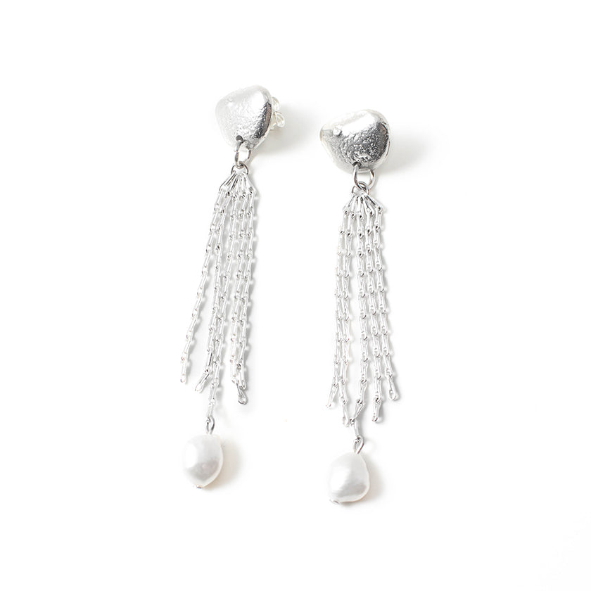 Narbonne silver earrings