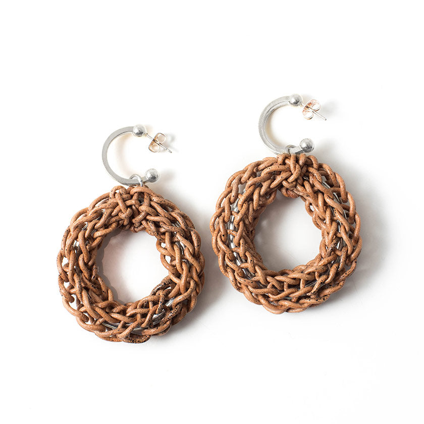 Tulum silver earrings