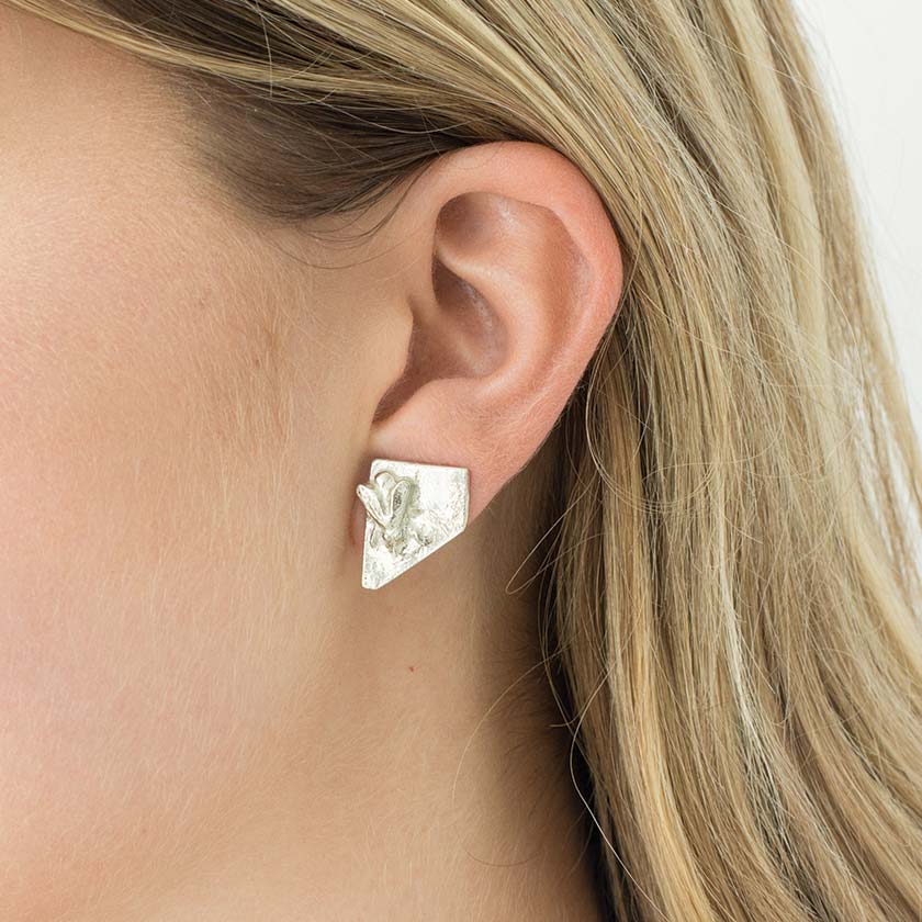 Chad Silver Earrings