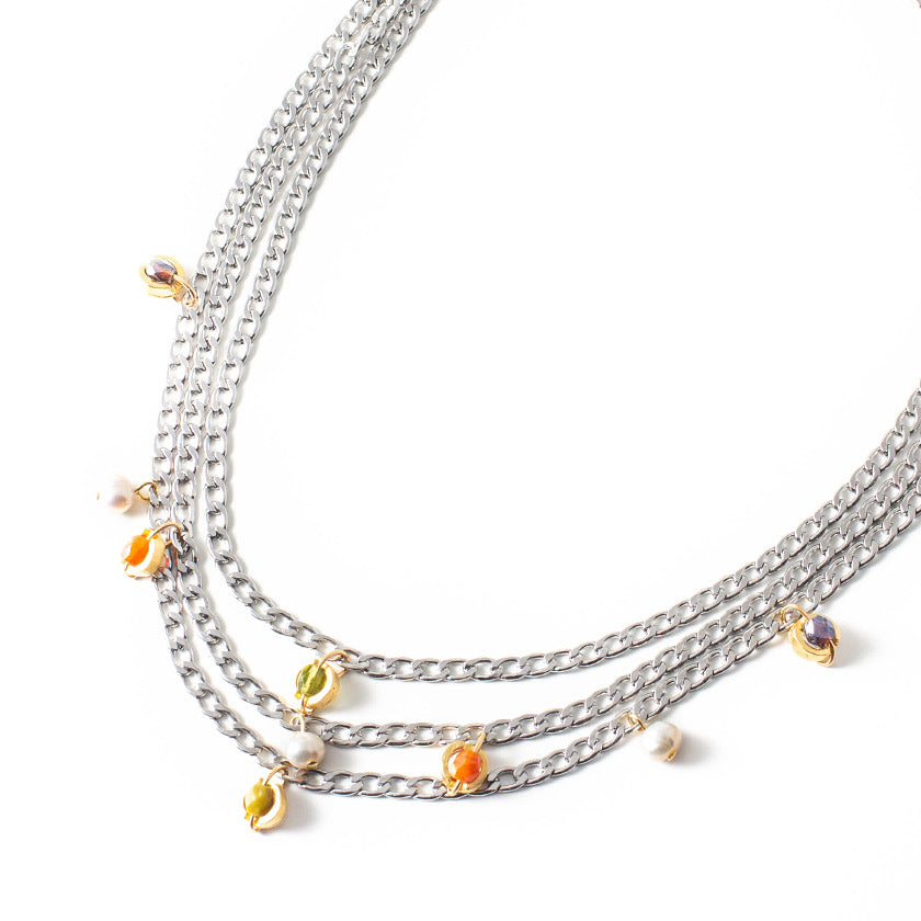 Collier Liverpool Deux tons