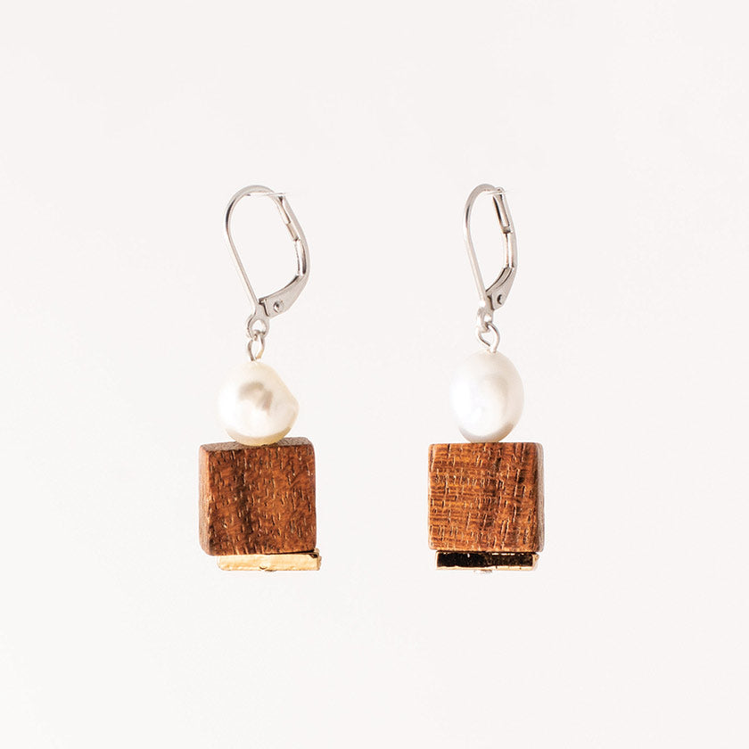 Clara Two-tone Earrings