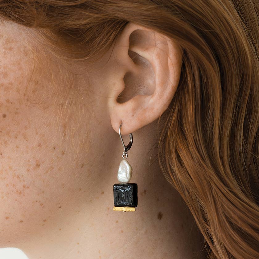 Boucles d'oreilles Clara Deux tons