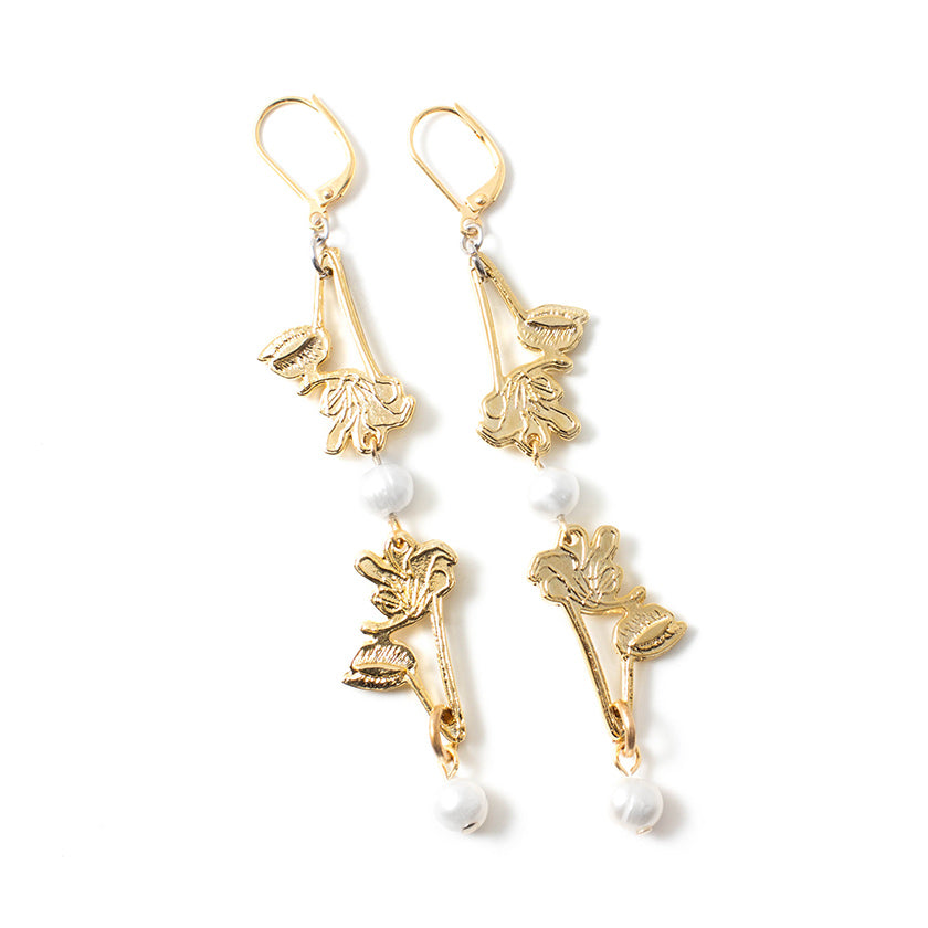 Boucles d'oreilles Myrtos Or