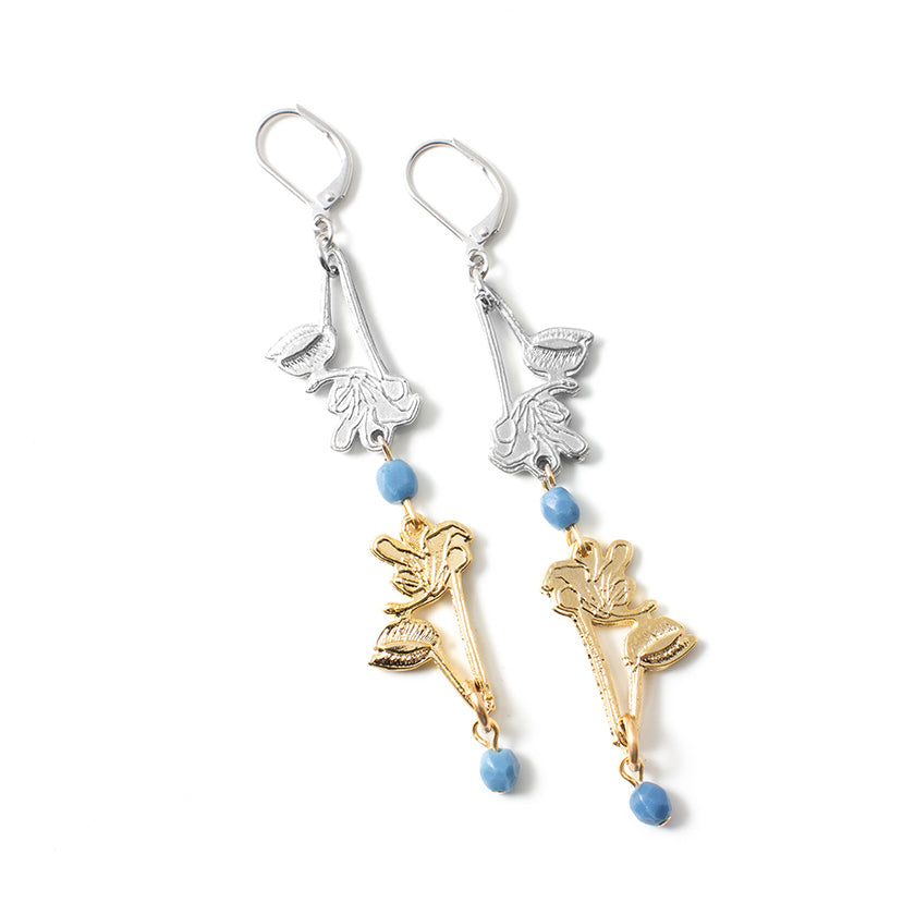 Boucles d'oreilles Myrtos Deux tons