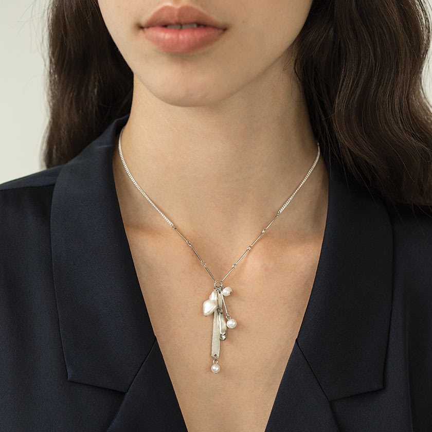Collier Carrie Argent