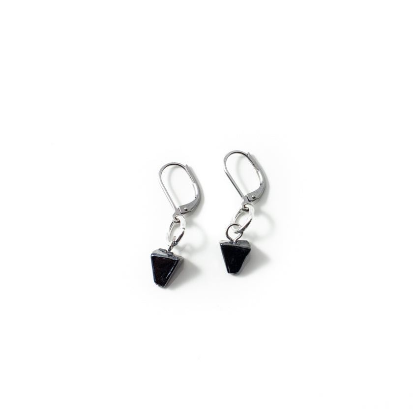 Boba silver earrings