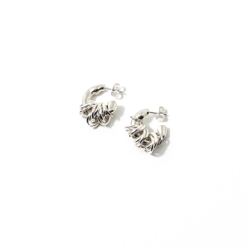 Boucles d'oreilles Jepo Argent