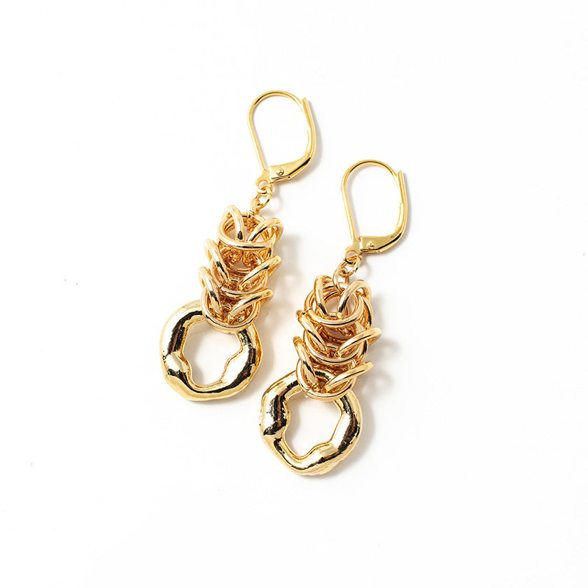 Jaf Gold Earrings