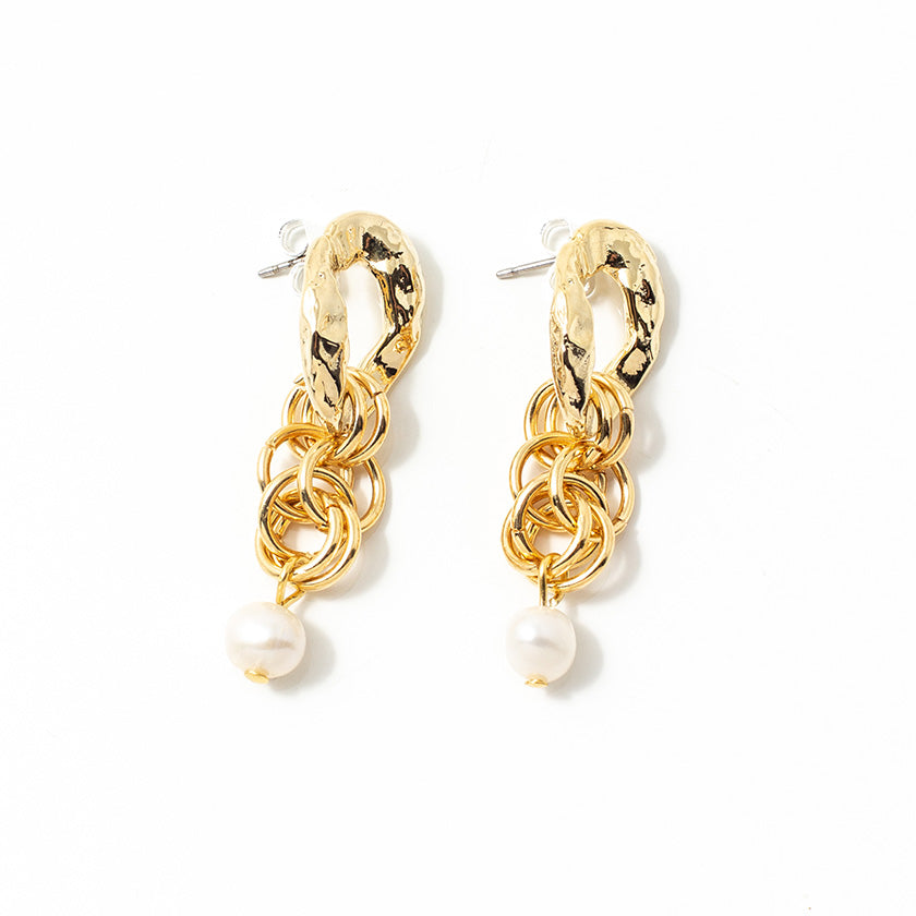 Leru gold earrings