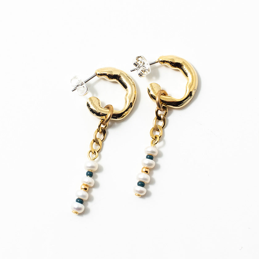 Lobir gold earrings