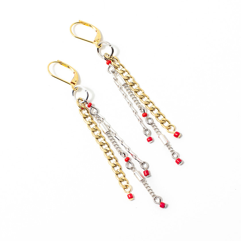 Deve two-tone earrings