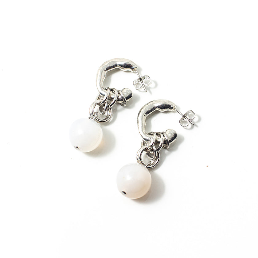 Jomy silver earrings