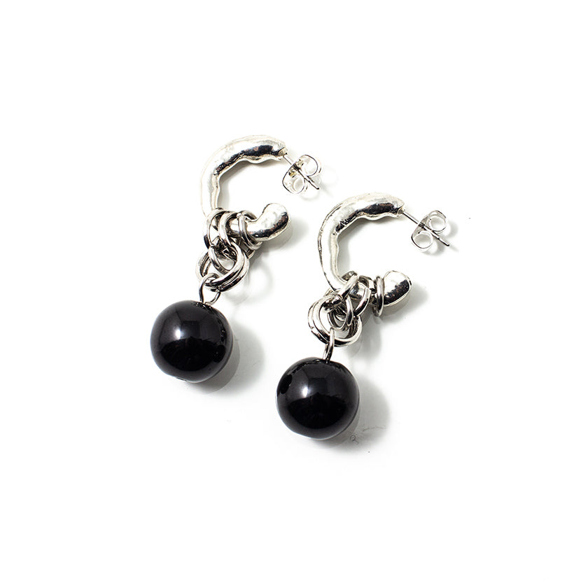 Jomy silver earrings
