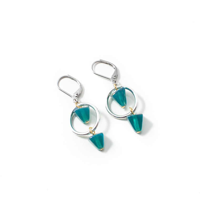 Boucles d'oreilles Jisy Deux tons
