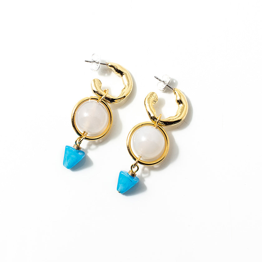Boucles d'oreilles Louva Or