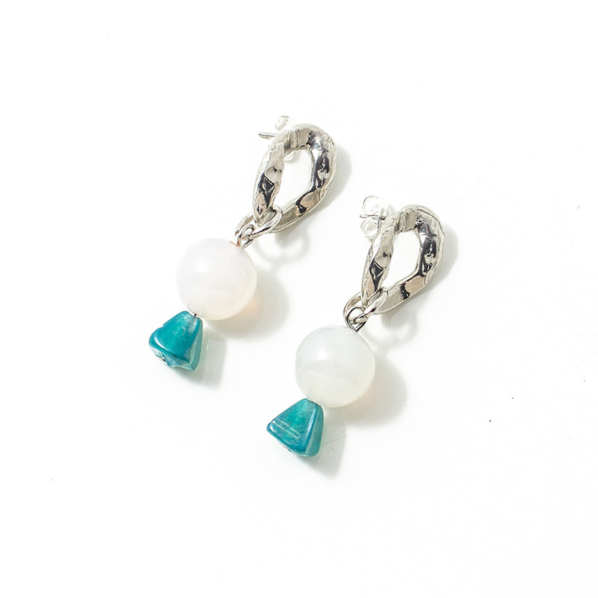 Boucles d'oreilles Maru Argent