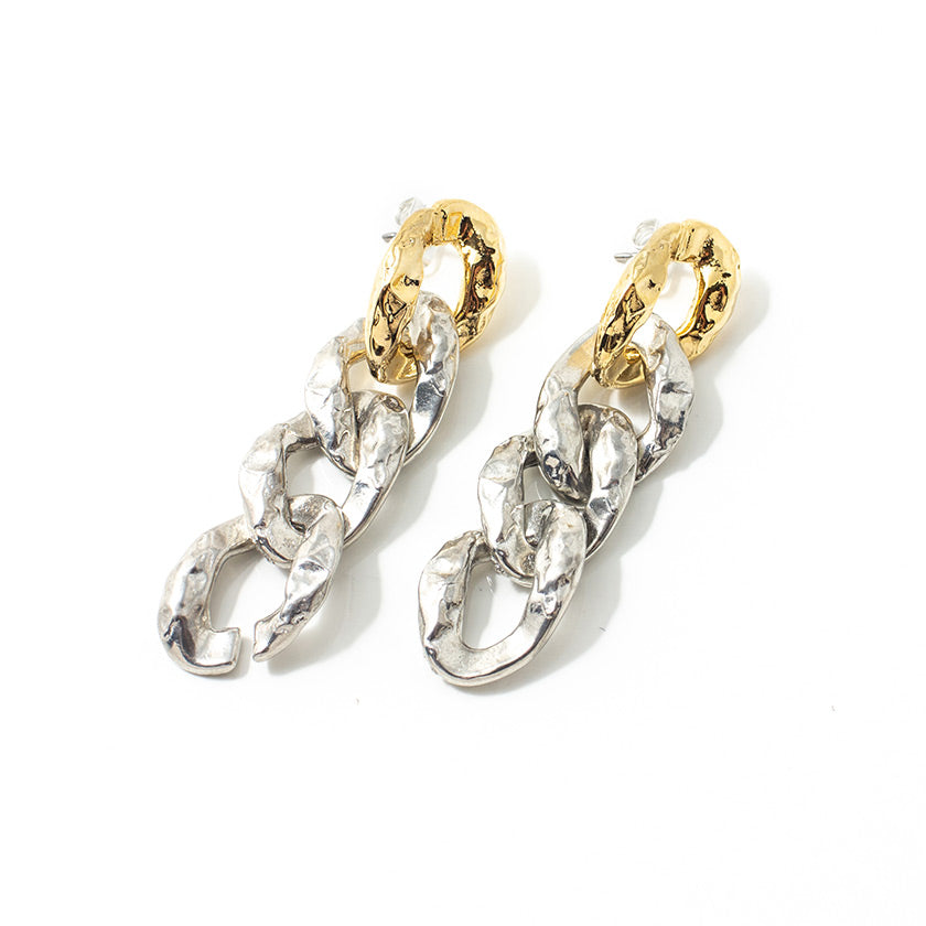 Boucles d'oreilles Mury Deux tons