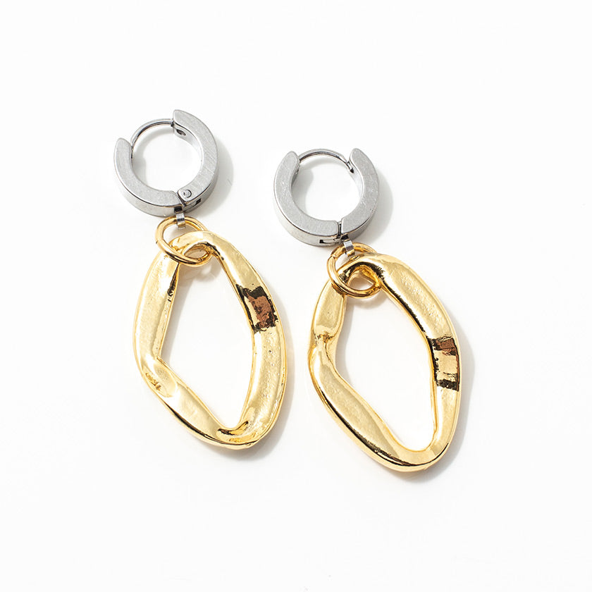 Erca Two-tone Earrings