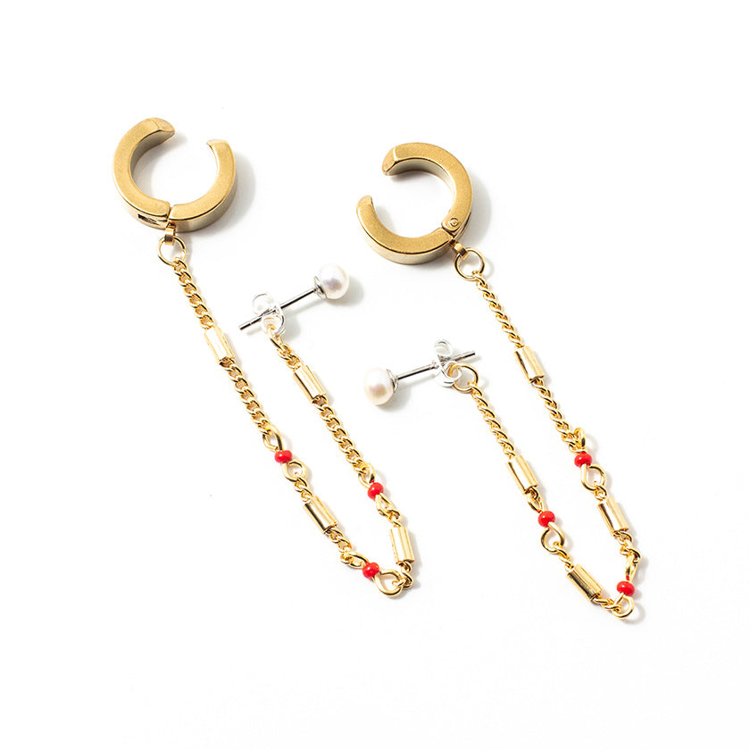 Vuzam gold earrings