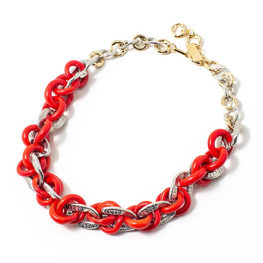 Collier Zaey Deux tons