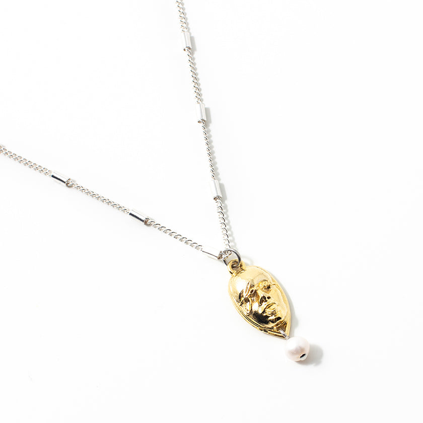 Cotou two-tone necklace