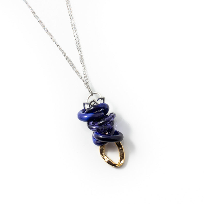 Labrod two-tone necklace