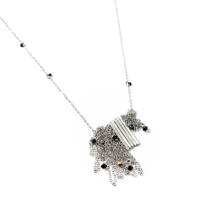 Gania silver necklace