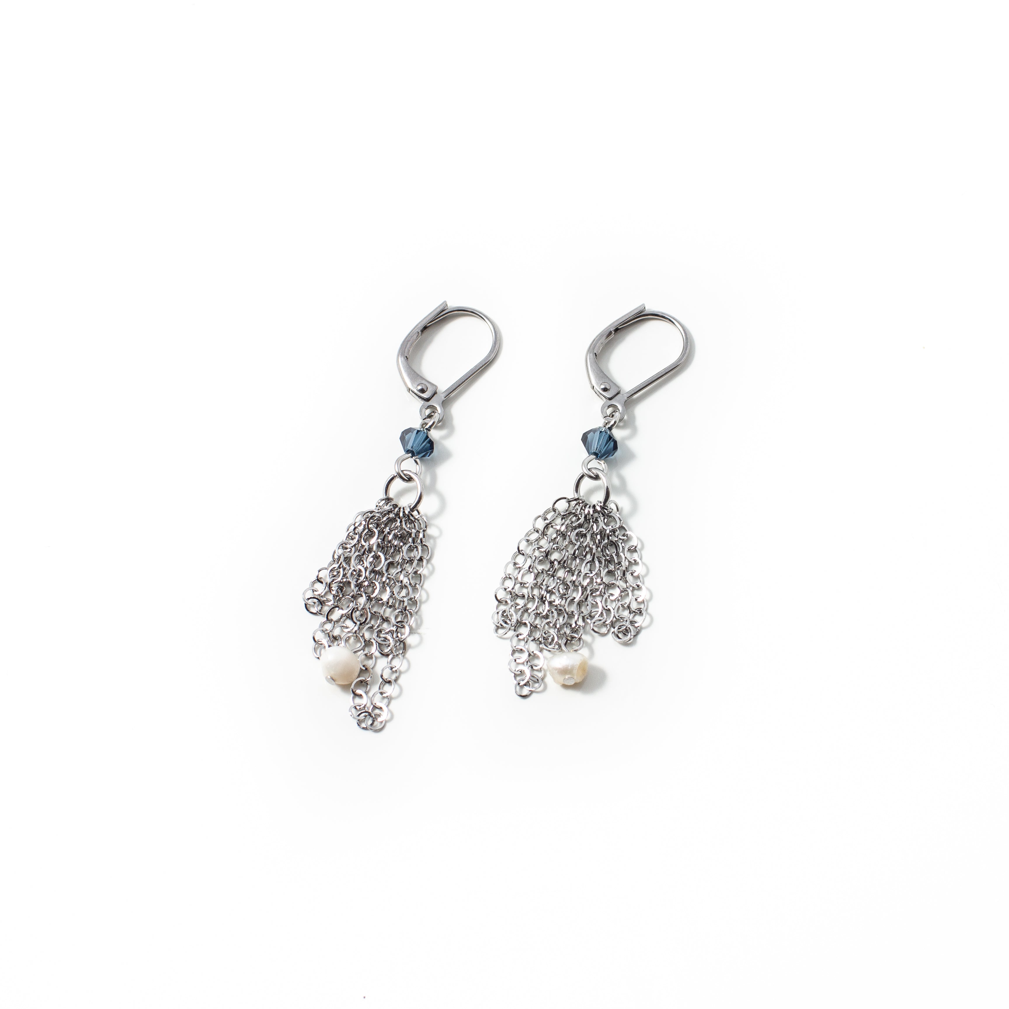 Dafio silver earrings