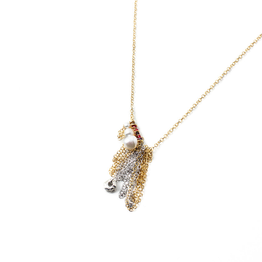 Dalor two-tone necklace