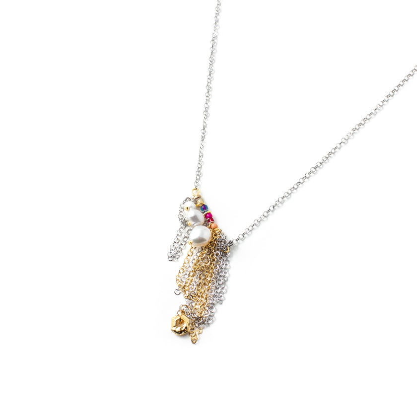 Dalor two-tone necklace