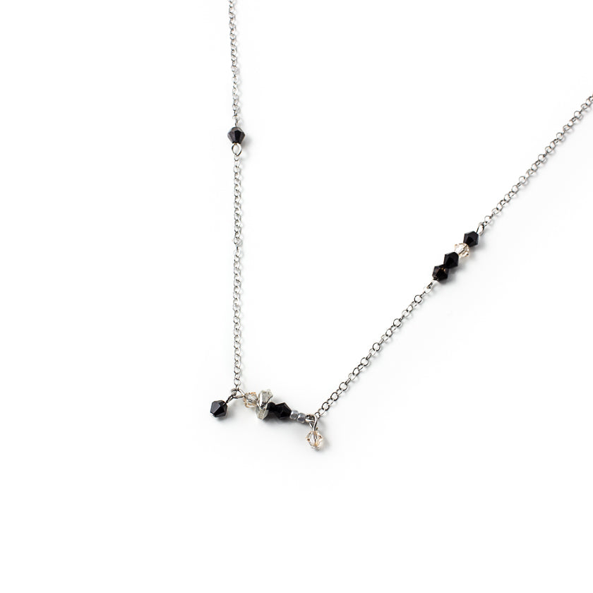 Diama silver necklace