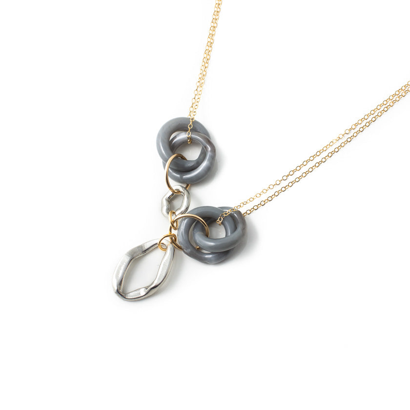 Collier Kaeno Deux tons