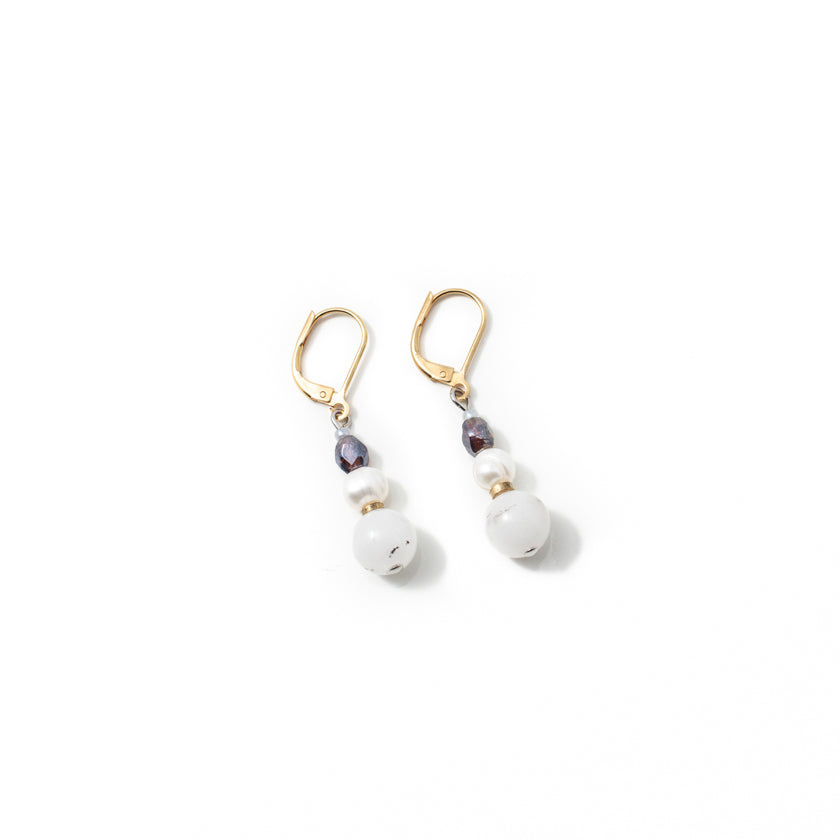 Belen gold earrings