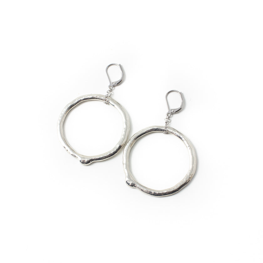 Boucles d'oreilles Makan Argent