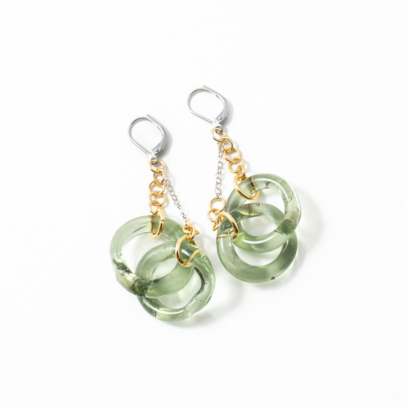 Jarou two-tone earrings