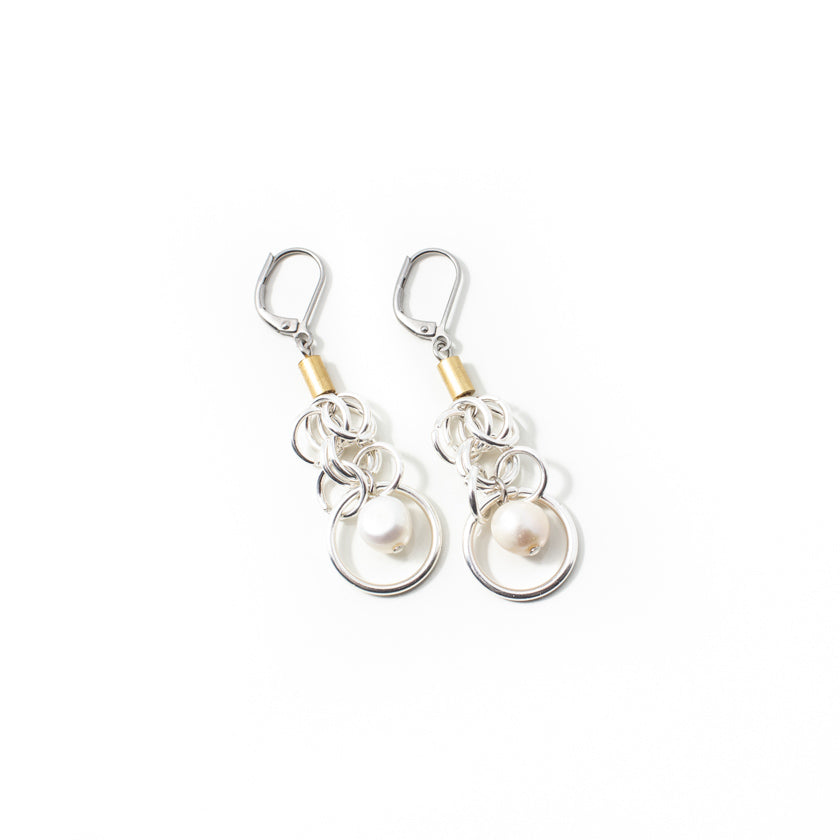 Boucles d'oreilles Lalan Argent