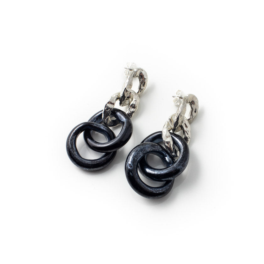 Boucles d'oreilles Salor Argent