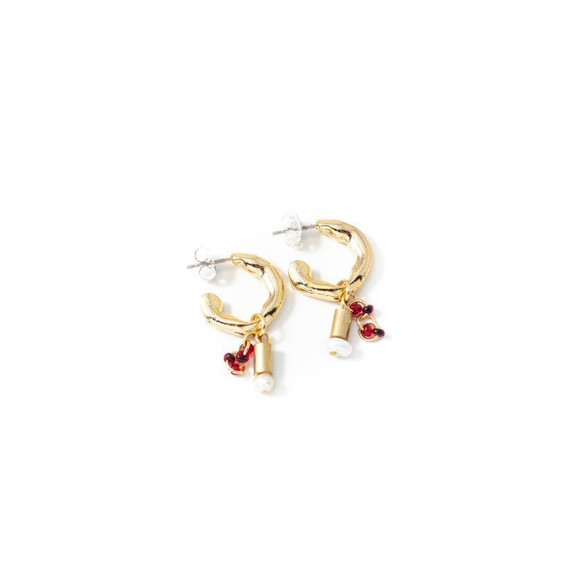 Jaber gold earrings