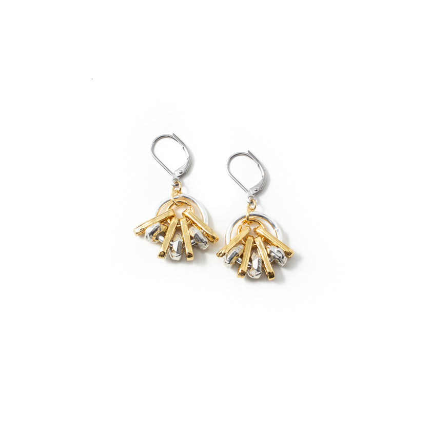 Lior two-tone earrings