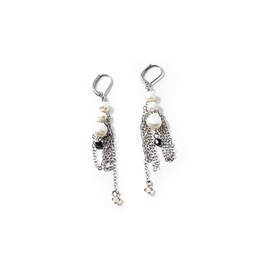 Palom silver earrings