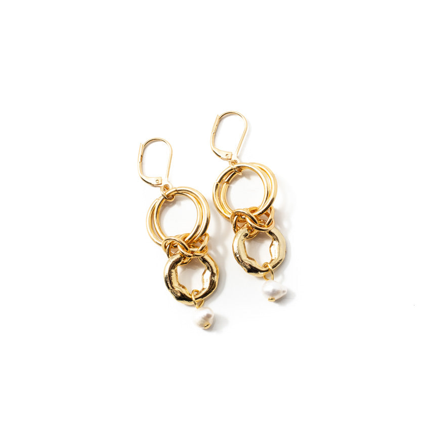 Boucles d'oreilles Manijo Or